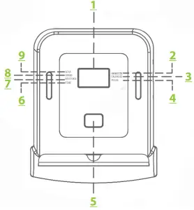 virtufit iConsole Folding Bike - CONTROL PANEL