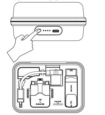 NUX B-6 2.4GHz Wireless System for Saxophone fig6