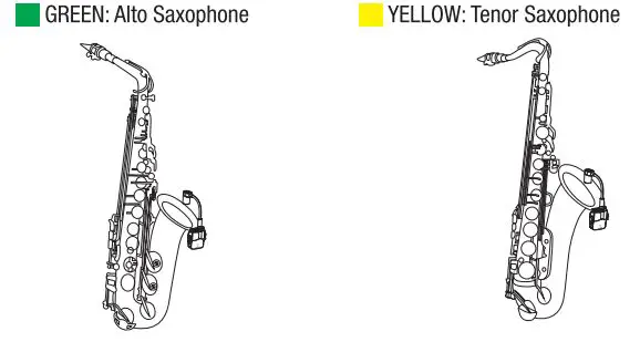 NUX B-6 2.4GHz Wireless System for Saxophone fig8