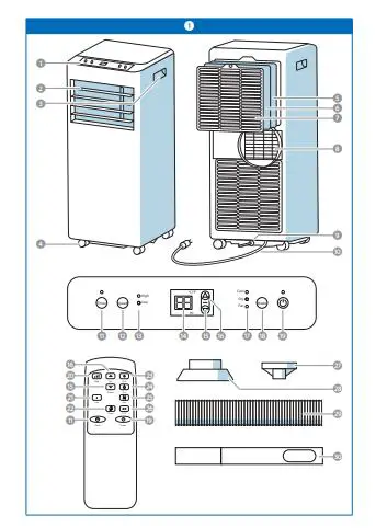 DHOME AIR CONDITIONER - PARTS
