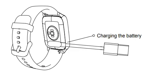 TouchGFX TGW012 SmartWatch - Turning on
