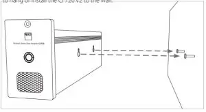 NAD CI720V2 Network Stereo Zone Amplifier - INSTALLATION