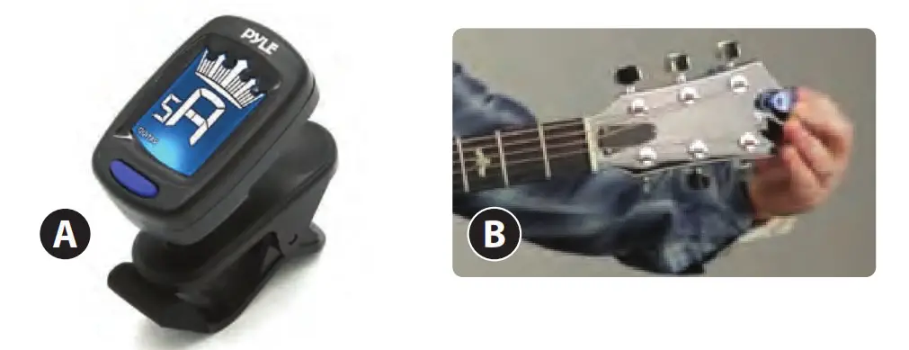 put on the headstock