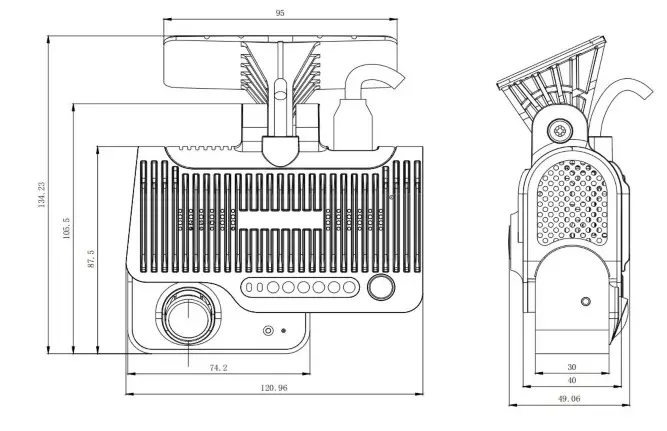 Streamax Technology AD-Plus Camera- Dimensions