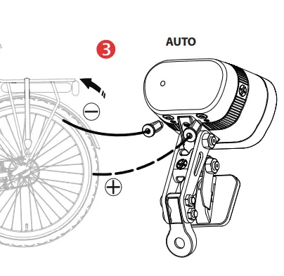 spanninga AXENDO 60 Electric Bike Auto Light - parts 4