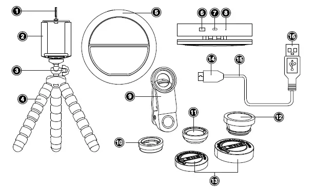 b m 373385 Streaming Studio Portable Vlogging Kit FIG 2