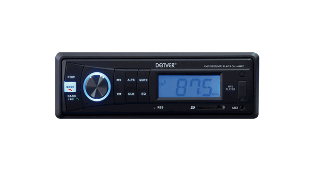 Denver Cau-444bt Car Radio Instruction Manual Denver Cau-444bt Car Radio Instruction Manual