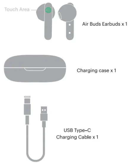 nOISE Air Buds True Wireless Earbuds - contains