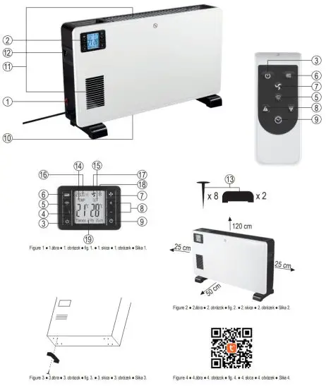 SOMOGYI ELEKTRONIC FK 350 WiFi Smart Convector Heater - fig 2