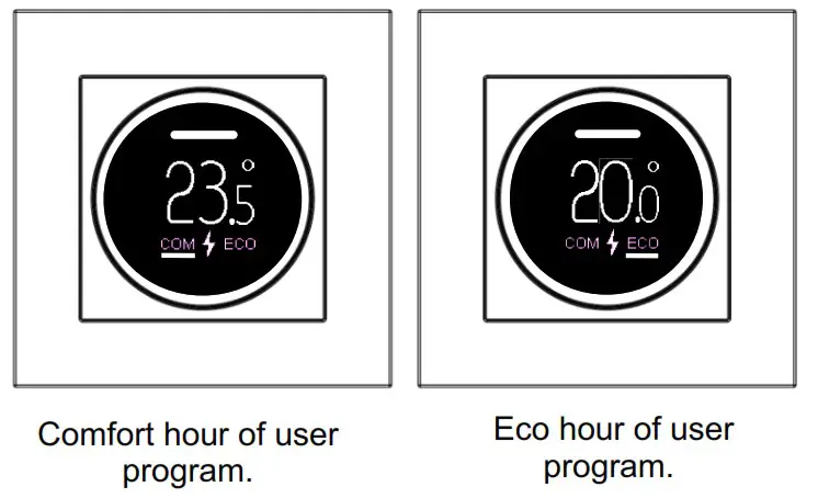 Elektro importoren IP21 Room Snow Melting Exxact - USER PROGRAM ON