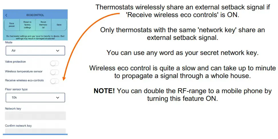Elektro importoren IP21 Room Snow Melting Exxact - WIRELESS ECO CONTROLS