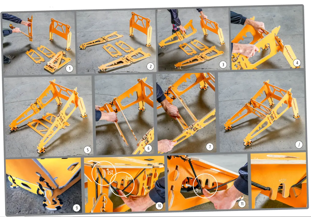 MTB HOPPER SID128865-0 Portable Wood Ramp Area 1