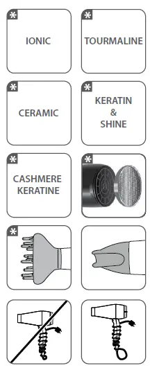 Tefal HV5519K0 DC Hair Dryer 2