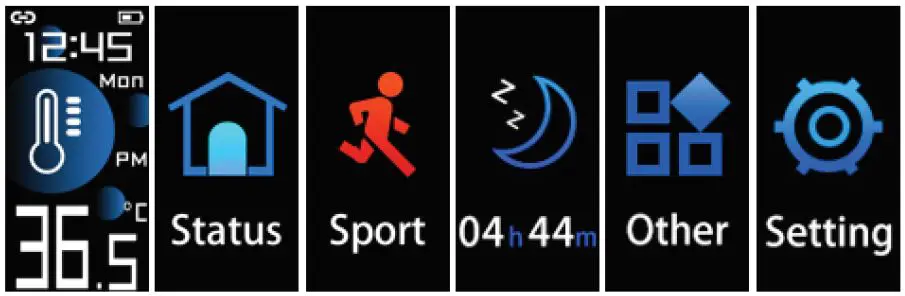 XINDAO P330.791 Stay Healthy with Temperature Measuring Wristband 4