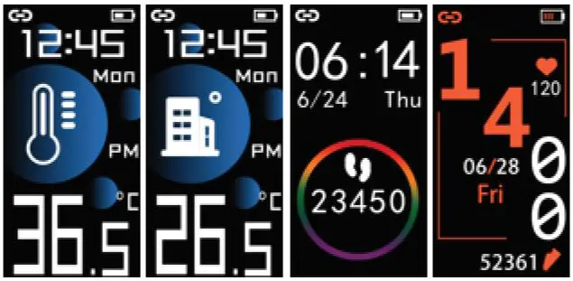 XINDAO P330.791 Stay Healthy with Temperature Measuring Wristband 5