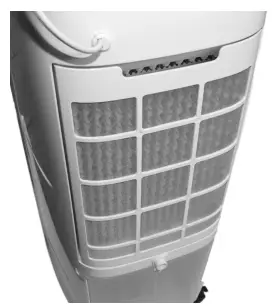 anko Evaporative Cooler Ensure the rear