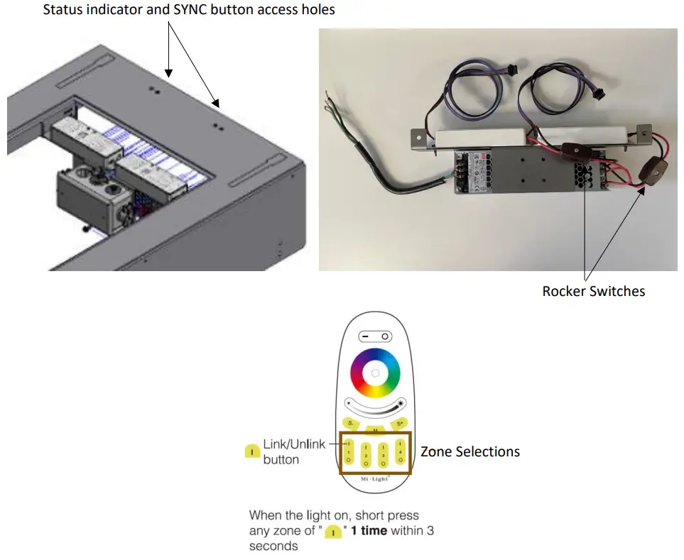 NETZERO AA-11-04931 LED Component Kit Instruction Manual - RECONNECTING COMPONENTS