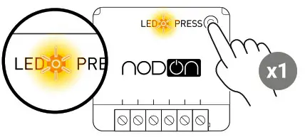 NODON SIN 4 RS 20 Zigbee Roller Shutter Relay Switch - ADDING TO A ZIGBEE NETWORK 3