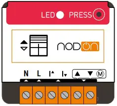 NODON SIN 4 RS 20 Zigbee Roller Shutter Relay Switch - RELAY SWITCH INPUT OUTPUT