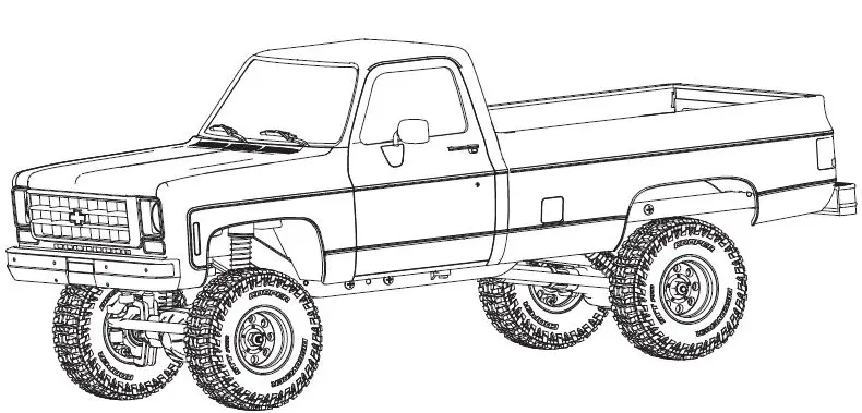 Fm Chevrolet 4WD Brushed RTR-prod