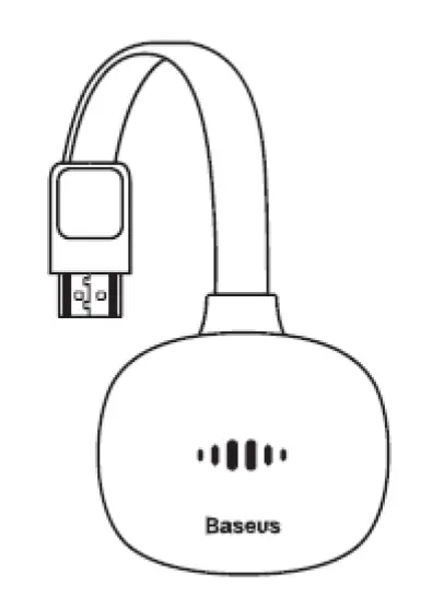 Baseus PB2535Z Meteorite Shimmer Wireless Display Adaptor