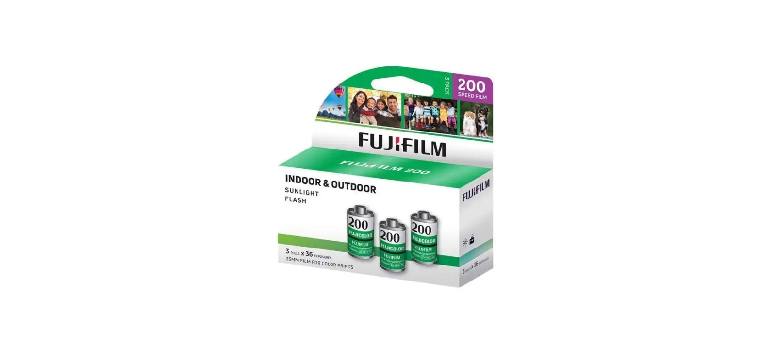 Fujifilm Fujicolor 200 Color Negative Film Iso 200, 35mm Size, 36 Exposure-complete Features.instruction Manual Fujifilm Fujicolor 200 Color Negative Film Iso 200, 35mm Size, 36 Exposure-complete Features.instruction Manual