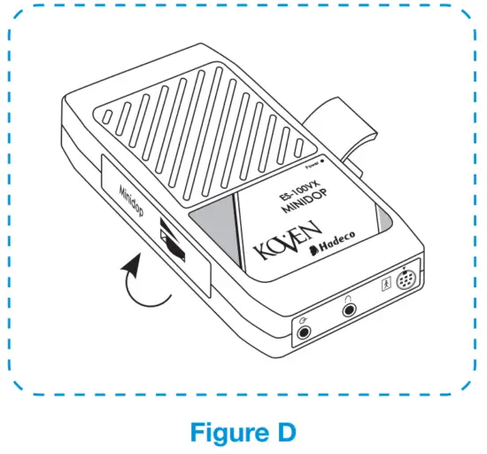 KOVEN ES 100VX Handheld Mini Vascular Doppler - Figure D