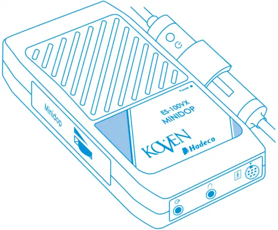 KOVEN ES 100VX Handheld Mini Vascular Doppler - fig1
