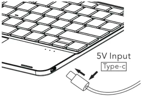 Gold Cherry A2233 Floating 12.9 Inch 360 Degree Swivel Trackpad Smart Case for IPad - Charging