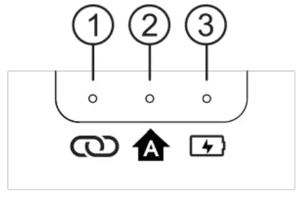 Gold Cherry A2233 Floating 12.9 Inch 360 Degree Swivel Trackpad Smart Case for IPad - Light