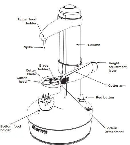 Starfrit 093209 Rotato Express Electric Peeler-fig3