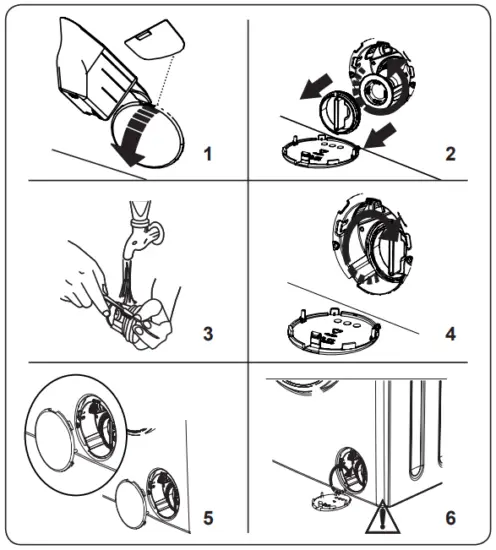Hoover HWM-V610-S Washing Machine Front Load Fully Automatic User Manual CLEANING AND MAINTENANCE