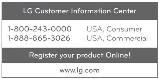 LG Customer Information Center.JPG