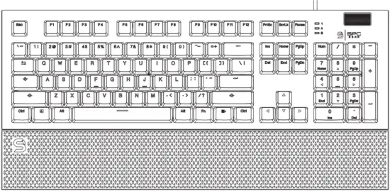 SPC GEAR GK650K Gaming Keyboard - Fig 7