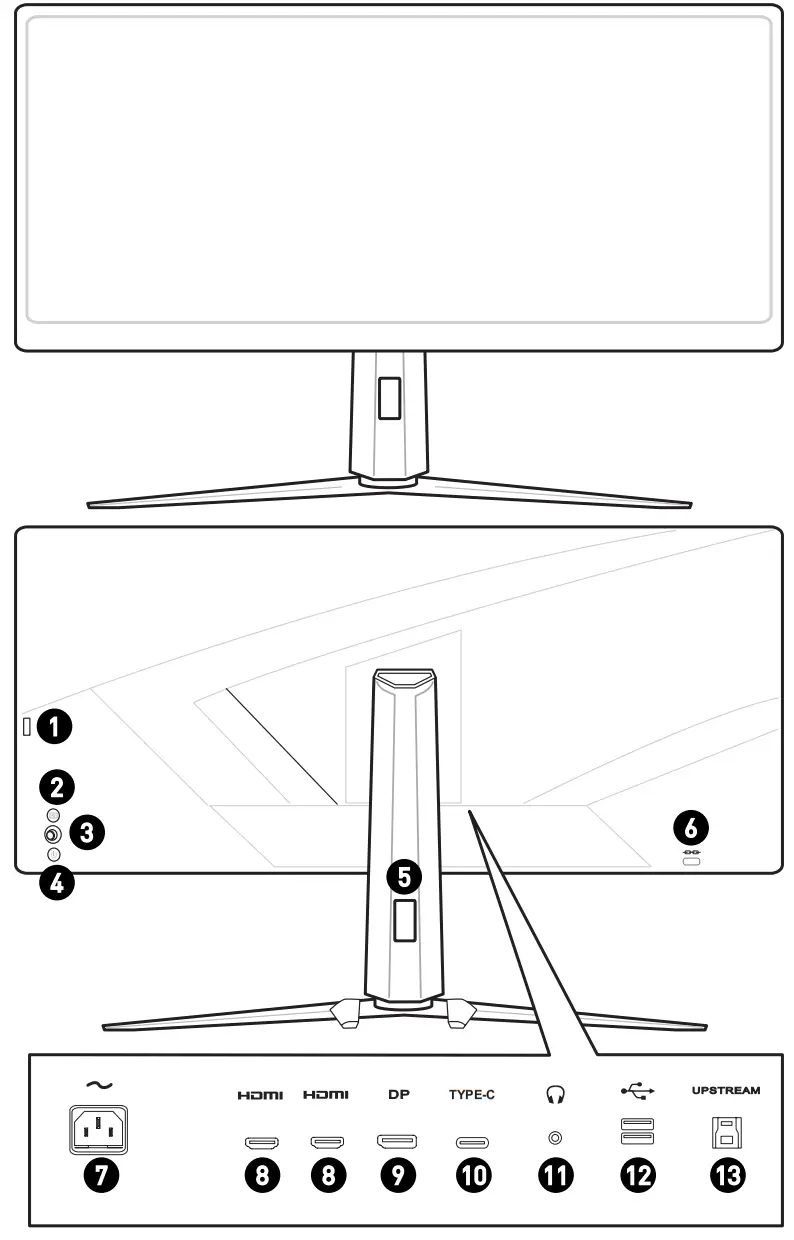 msi 343CQR MPG ARTYMIS LCD Monitor-fig2