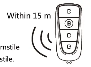 HIKVISION UD20281N Wireless Keyfob FIG 3