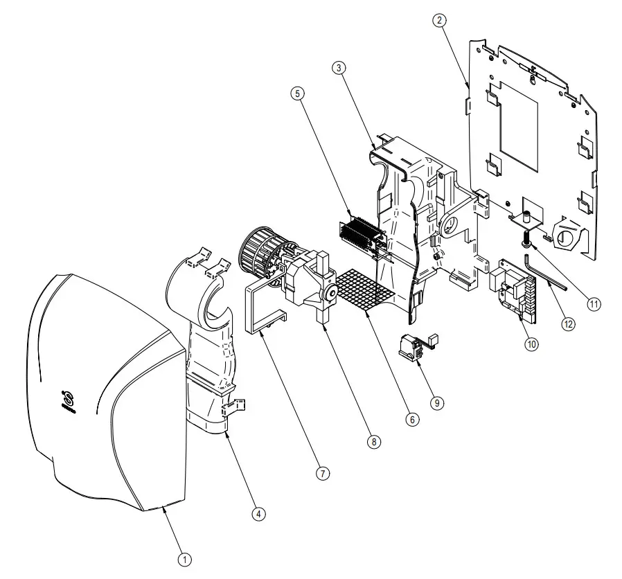 stelpro Xlerator Hand Dryer - figure 10