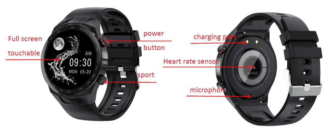 suinsist AK26 Pro Smart Watch for Men fig 1