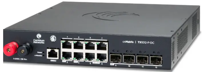 cambium networks TX 1K Tower WISP Switches Port Connectivity - switches