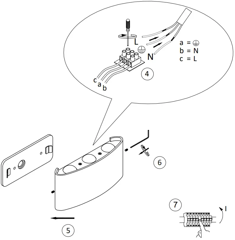 Paul Neuhaus 9488-21 Carlo LED Wall Light F