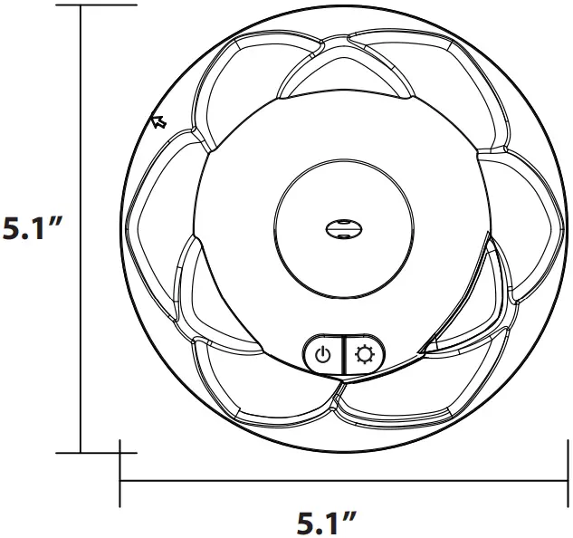Pyle PLSLDFN9 Solar Pool Floats Light A