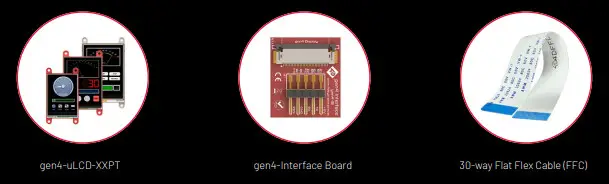 4D SYSTEMS gen4-uLCD-24PT Intelligent Display Modules - fig 1