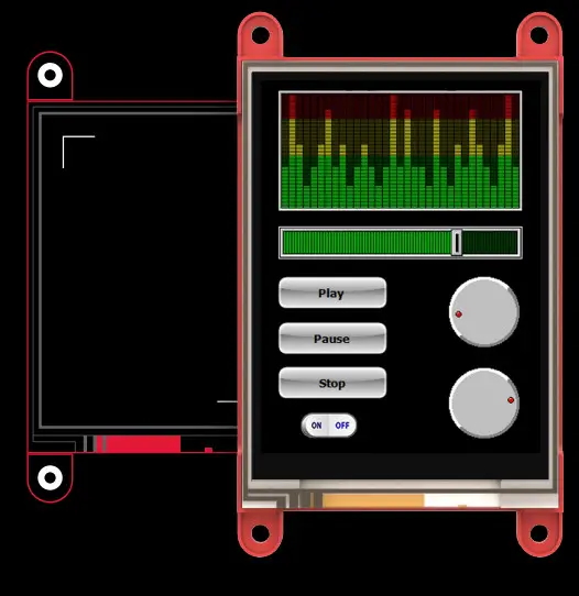 4D SYSTEMS gen4-uLCD-24PT Intelligent Display Modules