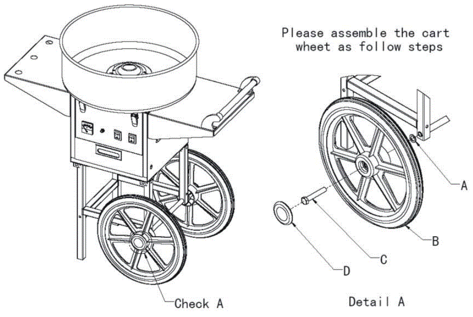 ggm-gastro-ZWET52-Candy-Floss-Machine-fig-1