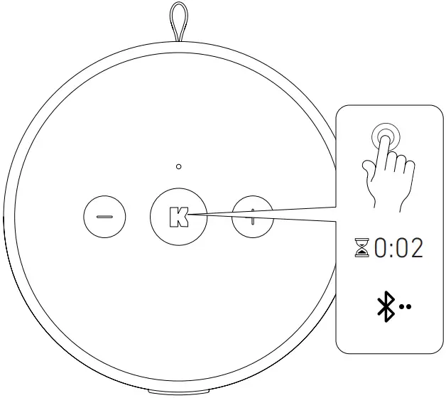 KREAFUNK aCappella Care Wireless Bluetooth Speaker C step 1
