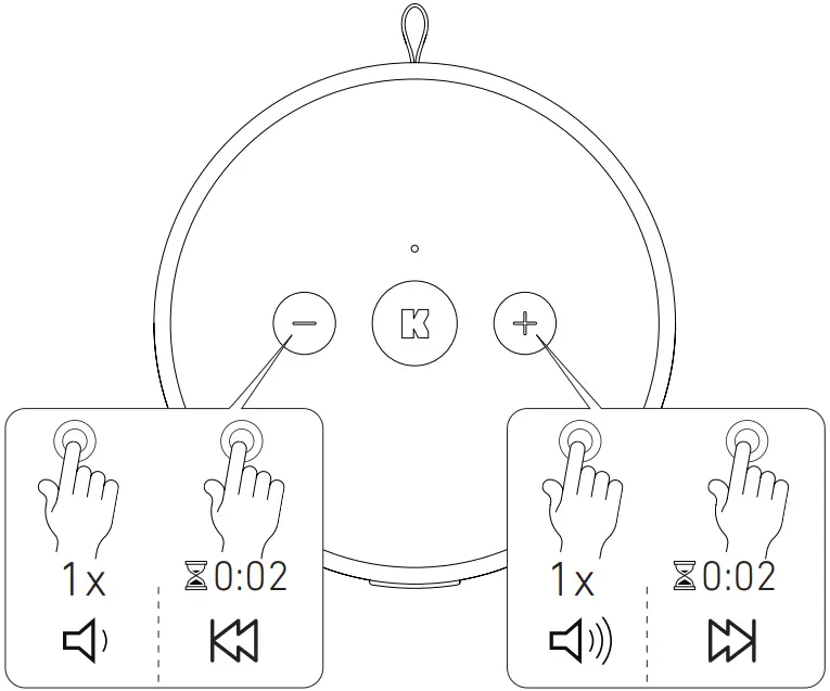 KREAFUNK aCappella Care Wireless Bluetooth Speaker E 02