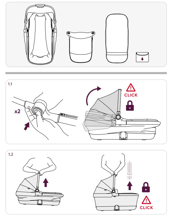 Silver Cross Dune and Reef Baby Stroller-1