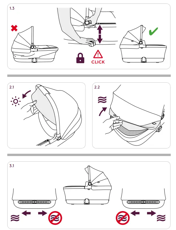 Silver Cross Dune and Reef Baby Stroller-2