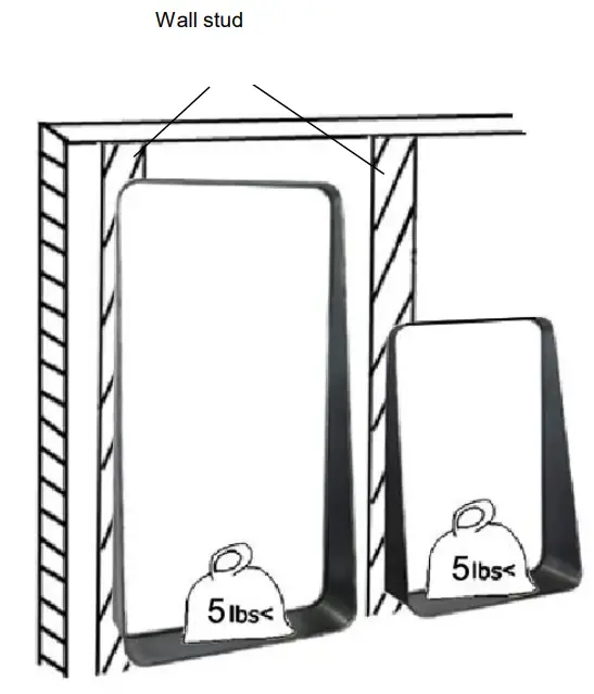 HOMEDEPOT WS1216217 Irregular Metal Framed Black Decorative Mirror - fig