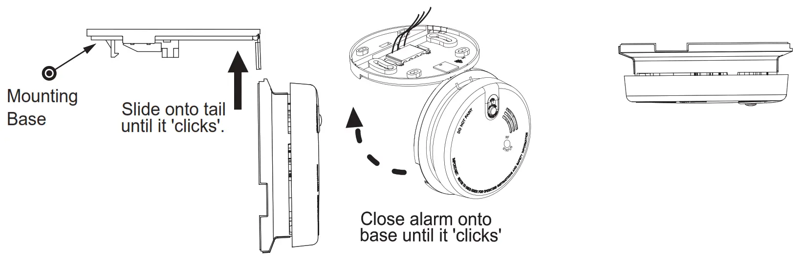 QUELL Q2300W Photoelectric Smoke Alarm - ceiling2